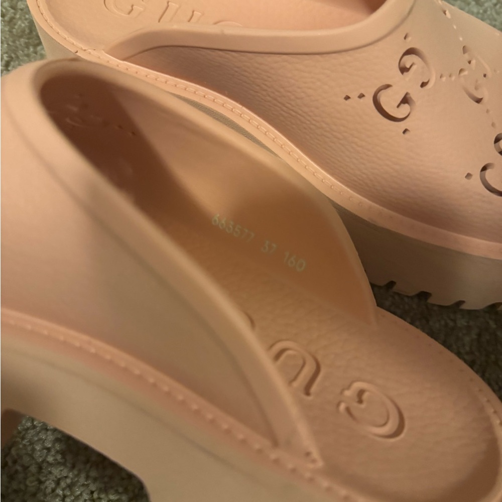 Authentic Gucci platform slides - image 6